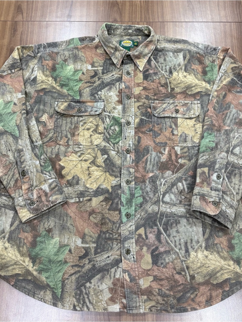 Vintage Canela’s 3XLT Camo Shirt Advantage Timber Hunting Button Down 3XL Tall